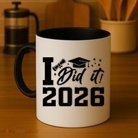 I Did It Graduate For Class Of 2026 Graduation Coffee Mug thumb 4