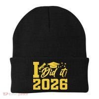 I Did It Graduate For Class Of 2026 Graduation Beanie thumb 0