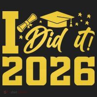 I Did It Graduate For Class Of 2026 Graduation Beanie thumb 2