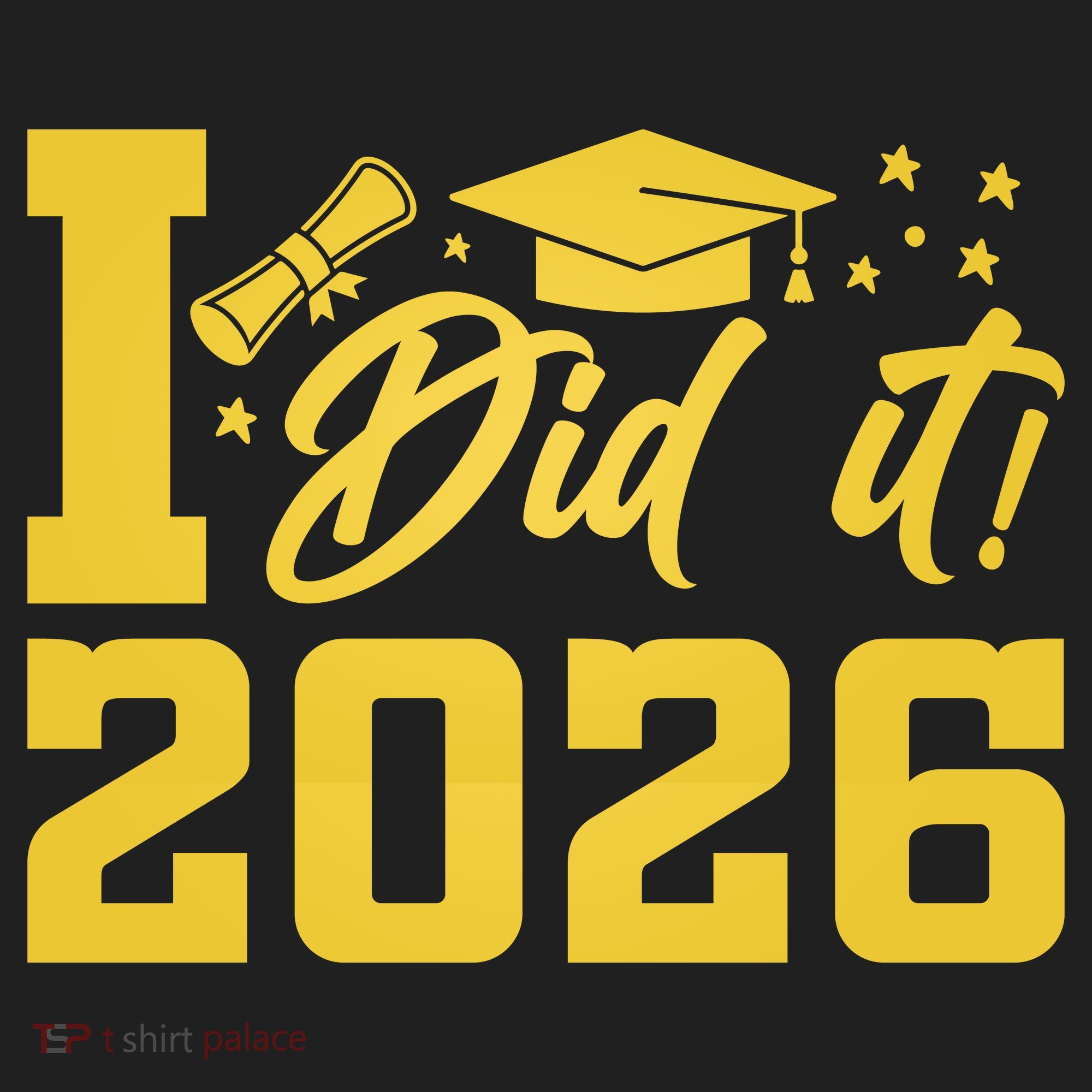 I Did It Graduate For Class Of 2026 Graduation Beanie