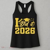 I Did It Graduate For Class Of 2026 Graduation Women's Tank Top thumb 3