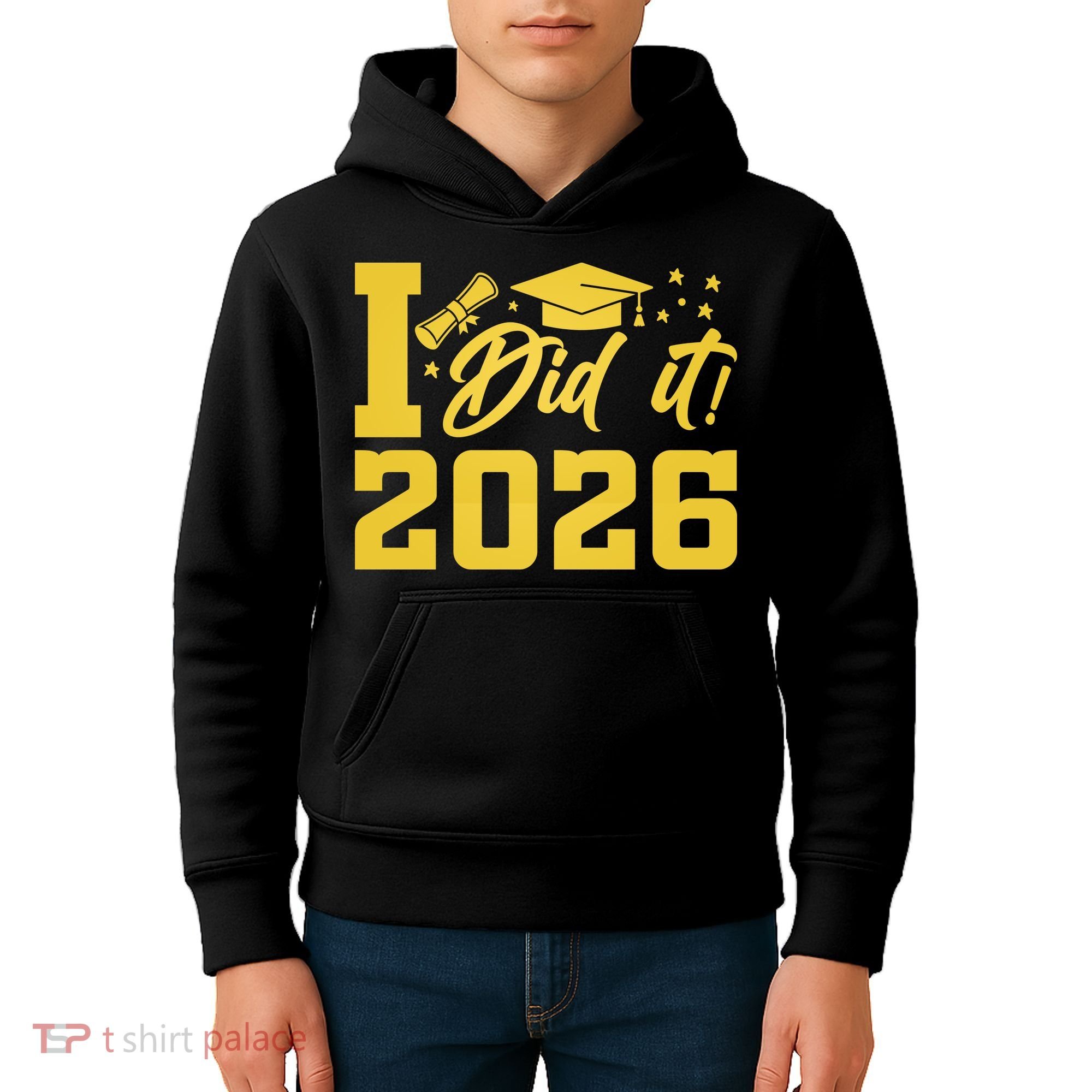 I Did It Graduate For Class Of 2026 Graduation Kids Hoodie
