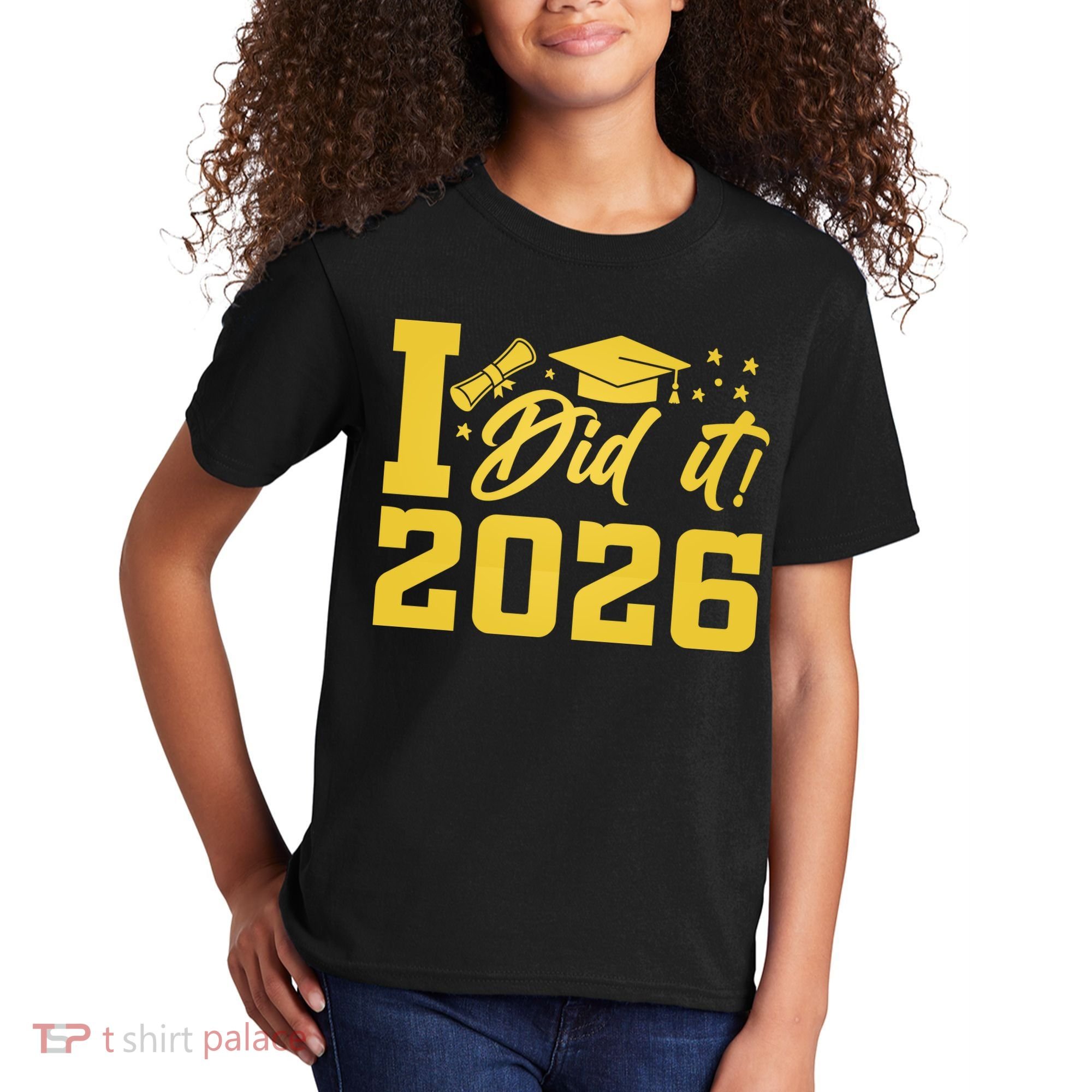 I Did It Graduate For Class Of 2026 Graduation Kids T-Shirt