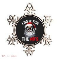 I Do It For The Hos Funny Inappropriate Christmas Santa Face Ornament thumb 0