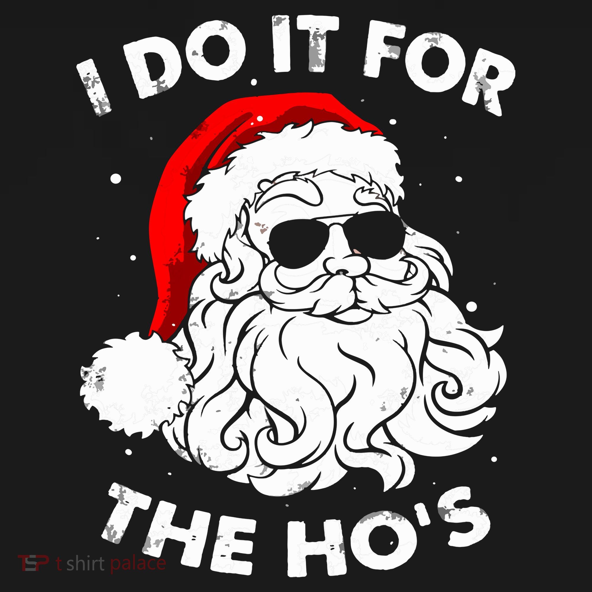 I Do It For The Hos Christmas Funny Backpack