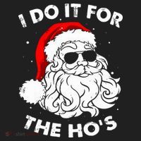 I Do It For The Hos Christmas Funny Tumbler thumb 3