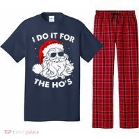 I Do It For The Hos Christmas Funny Pajama Set thumb 0