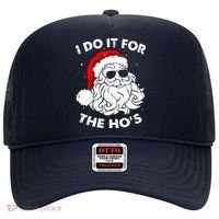I Do It For The Hos Christmas Funny Hat thumb 0