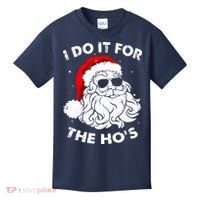 I Do It For The Hos Christmas Funny Kids T-Shirt thumb 0