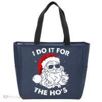I Do It For The Hos Christmas Funny Tote Bag thumb 0