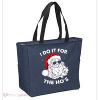 I Do It For The Hos Christmas Funny Tote Bag thumb 2