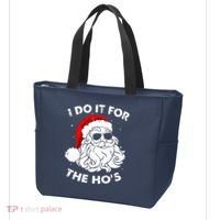 I Do It For The Hos Christmas Funny Tote Bag thumb 3