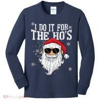 I Do It For The HOs Christmas Funny Christmas Kids Long Sleeve Shirt thumb 0
