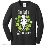 Irish Dance Irish Dancer Ceili Reel Dance Kids Long Sleeve Shirt thumb 0