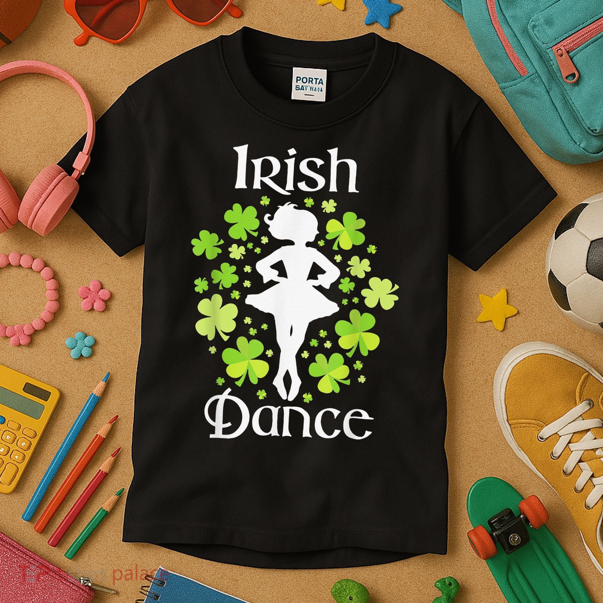 Irish Dance Irish Dancer Ceili Reel Dance Kids T-Shirt