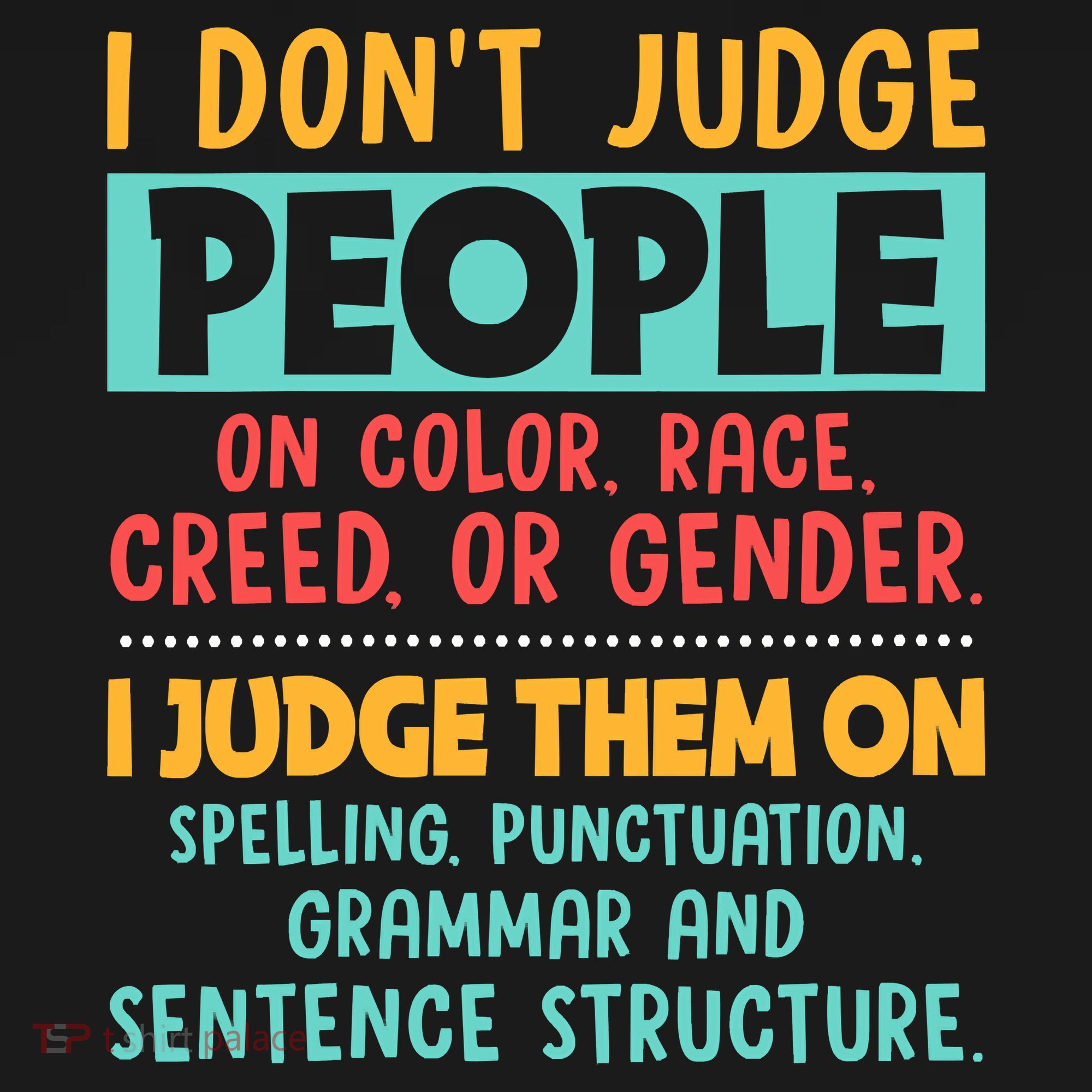 I Don't Judge People Grammar English Teacher Women's Hoodie
