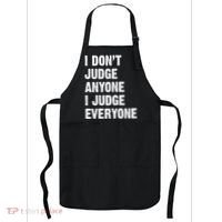 I Don't Judge Anyone I Judge Everyone Apron thumb 0