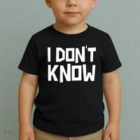 I Don't Know Funny Sarcastic Saying Pullover Hoodie Toddler T-Shirt thumb 2