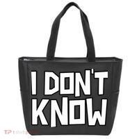 I Don't Know Funny Sarcastic Saying Pullover Hoodie Tote Bag thumb 0