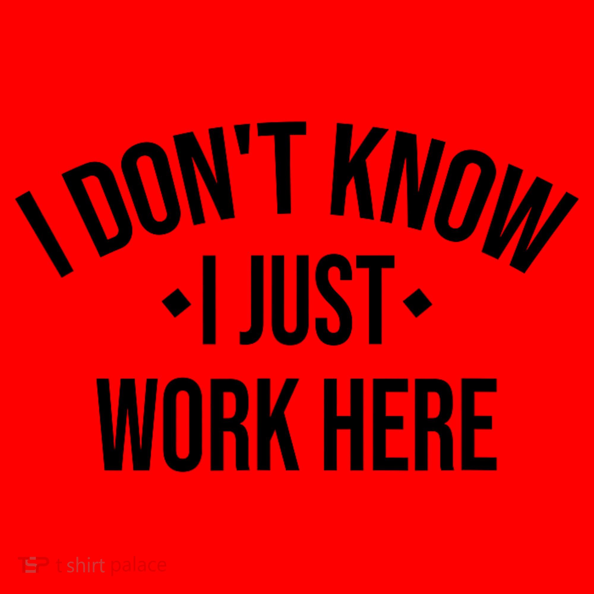 I Dont Know I Just Work Here Funny Jokes Sarcastic Santa Hat