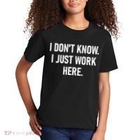 I DonT Know I Just Work Here Funny Jokes Sarcastic Kids T-Shirt thumb 2