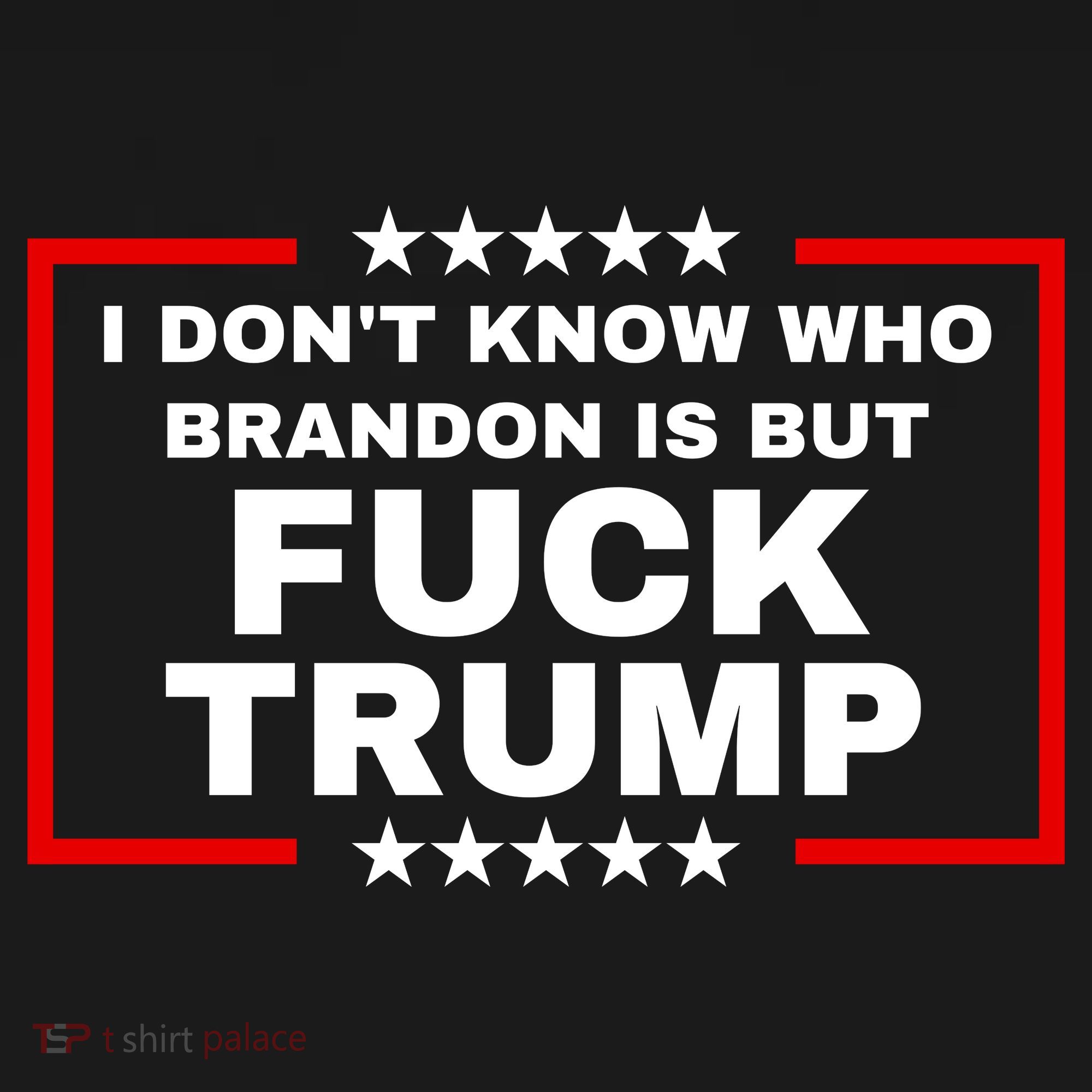 I DonT Know Who Brandon Is But Fuck Trump Anti Trump Women's Tank Top