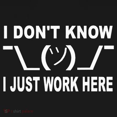 I Dont Know I Just Work Here Women's Perfect Tri Rocker Tank