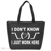 I Dont Know I Just Work Here Tote Bag thumb 0