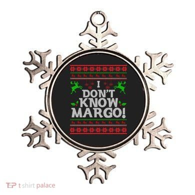 I Don't Know Margo Ugly Christmas Funny Movie Ornament