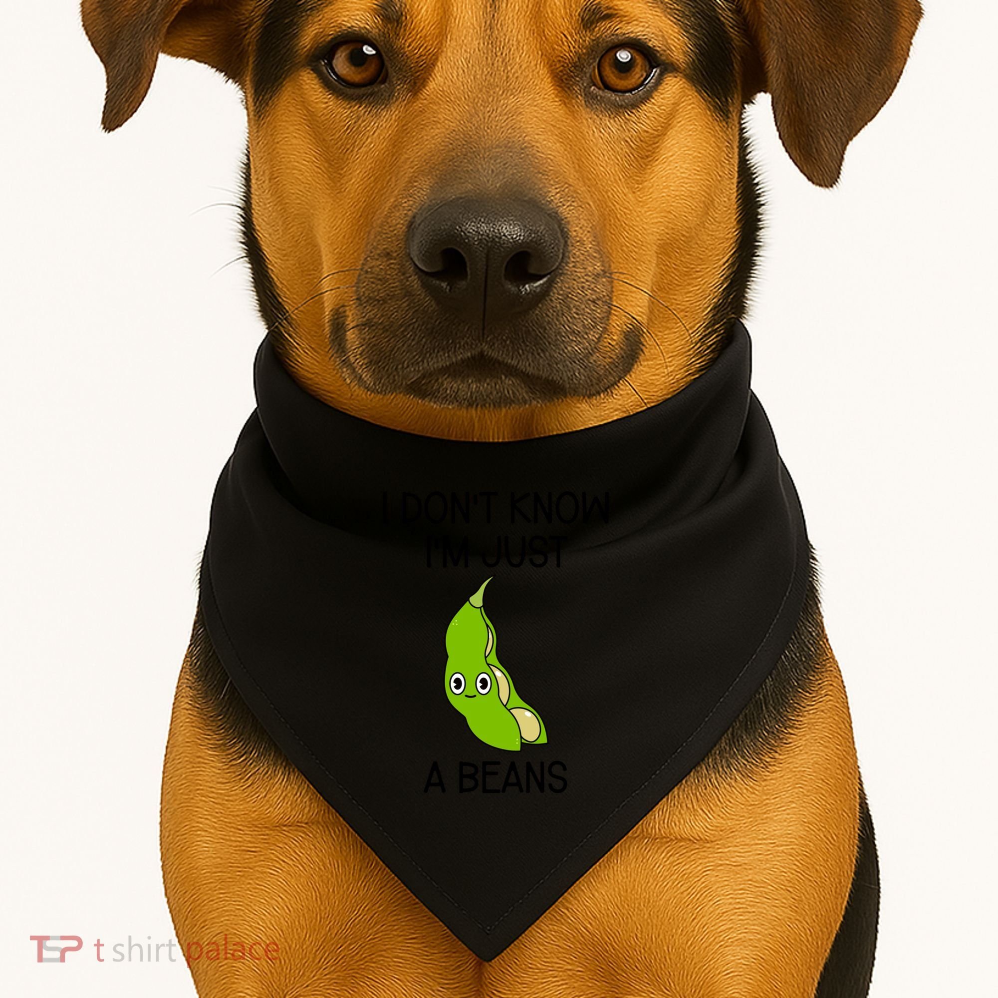 I DonT Know IM Just A Beans Cute Beans Gift USA-Made Doggie Bandana