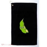 I DonT Know IM Just A Beans Cute Beans Gift Golf Towel thumb 0