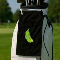 I DonT Know IM Just A Beans Cute Beans Gift Golf Towel thumb 2