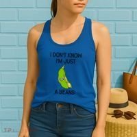 I DonT Know IM Just A Beans Cute Beans Gift Women's Tank Top thumb 2