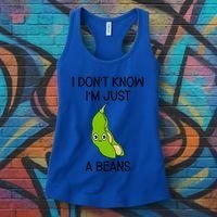 I DonT Know IM Just A Beans Cute Beans Gift Women's Tank Top thumb 3