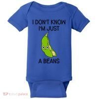 I DonT Know IM Just A Beans Cute Beans Gift Baby Bodysuit thumb 0