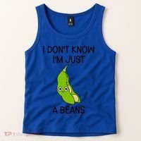 I DonT Know IM Just A Beans Cute Beans Gift Tank Top thumb 2