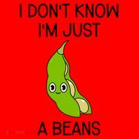 I DonT Know IM Just A Beans Cute Beans Gift Santa Hat thumb 1