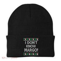 I Don't Know Margo Ugly Christmas Funny Movie Beanie thumb 0