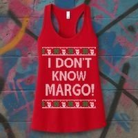 I Don't Know Margo Ugly Christmas Funny Movie Women's Tank Top thumb 3