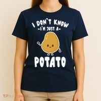 I Don't Know I'm Just A Potato Funny Sarcastic Potato , Potato Lover T-Shirt thumb 4
