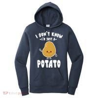 I Don't Know I'm Just A Potato Funny Sarcastic Potato , Potato Lover Women's Hoodie thumb 0