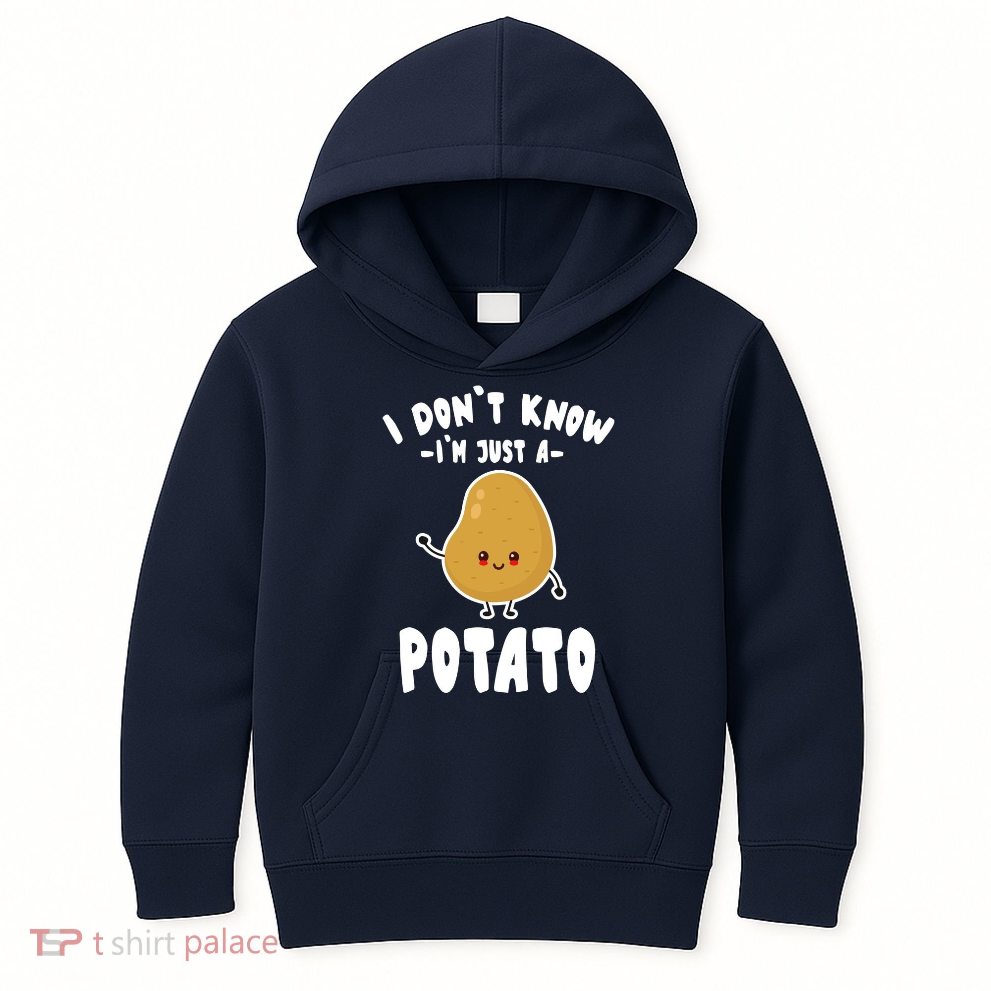 I Don't Know I'm Just A Potato Funny Sarcastic Potato , Potato Lover Kids Hoodie