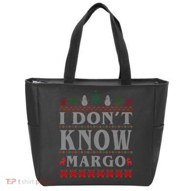 I Don't Know Margo Funny Ugly Christmas Tote Bag