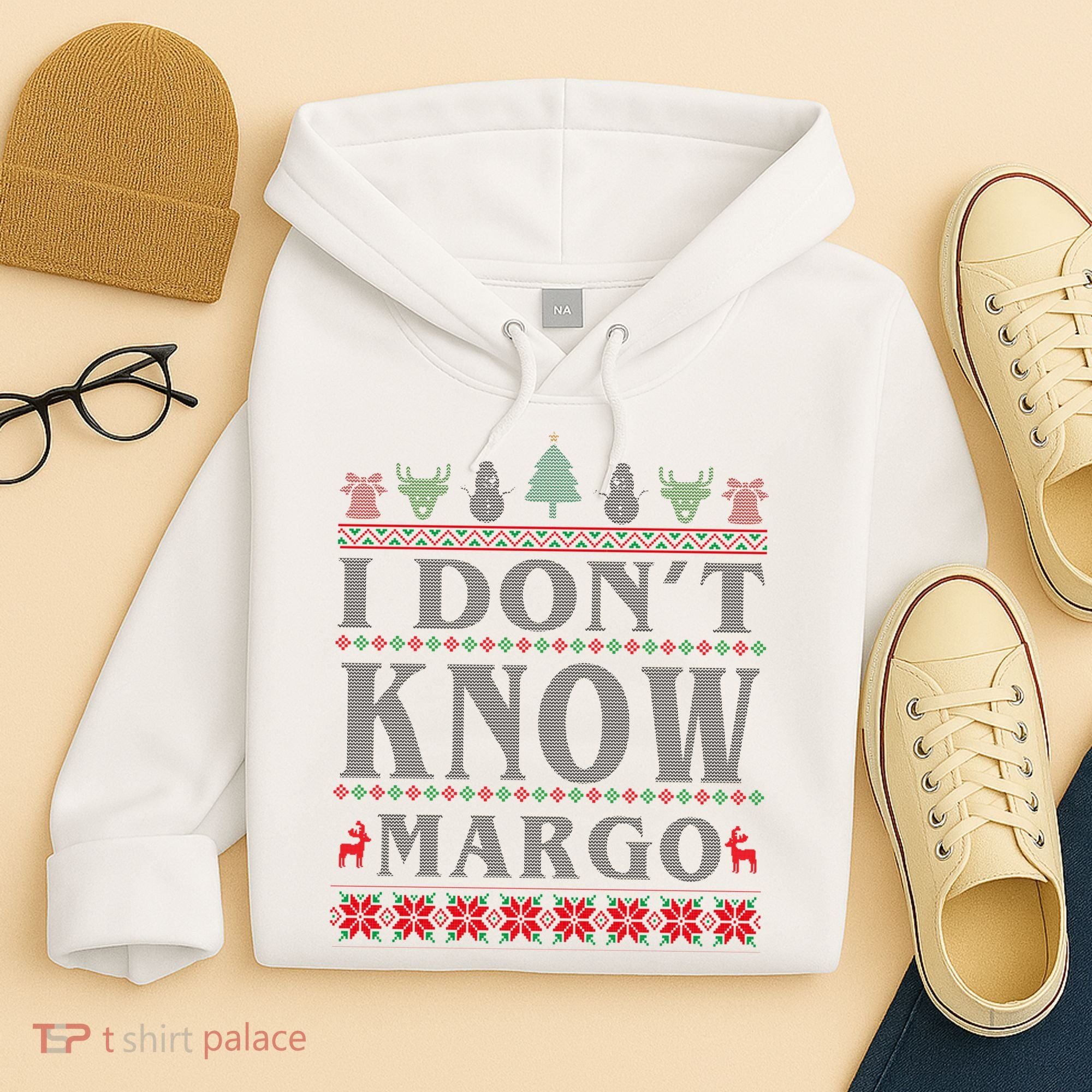 I Don't Know Margo Funny Ugly Christmas Hoodie