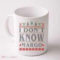 I Don't Know Margo Funny Ugly Christmas Coffee Mug thumb 0