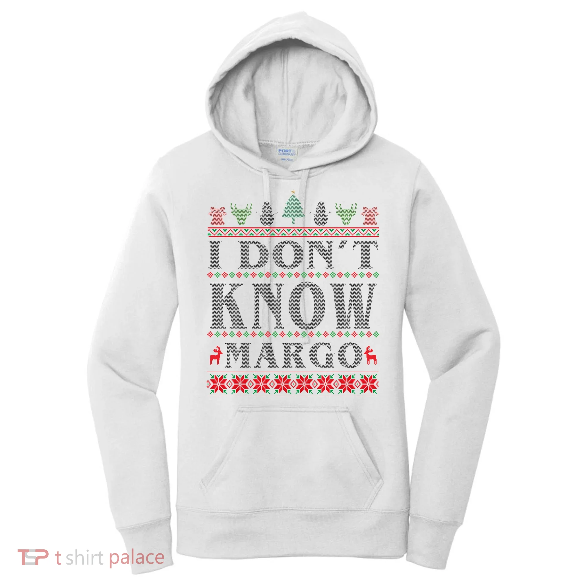 I Don't Know Margo Funny Ugly Christmas Women's Hoodie