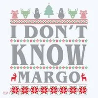 I Don't Know Margo Funny Ugly Christmas Women's Hoodie thumb 2