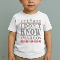 I Don't Know Margo Funny Ugly Christmas Toddler T-Shirt thumb 2