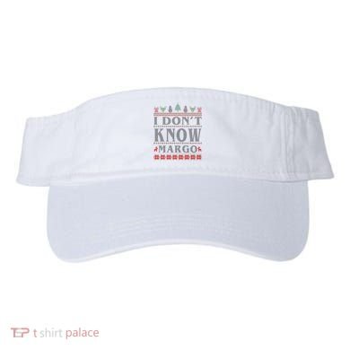 I Don't Know Margo Funny Ugly Christmas Visor