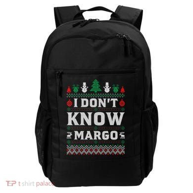 I Don'T Know Margo Funny Christmas Vacation Backpack
